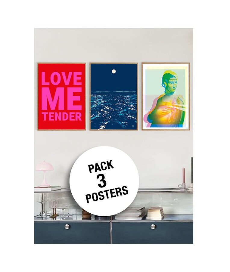 Oferta Descubrimiento - Paquete de 3 carteles de propaganda esenciales.100% fabricado localmente en Francia