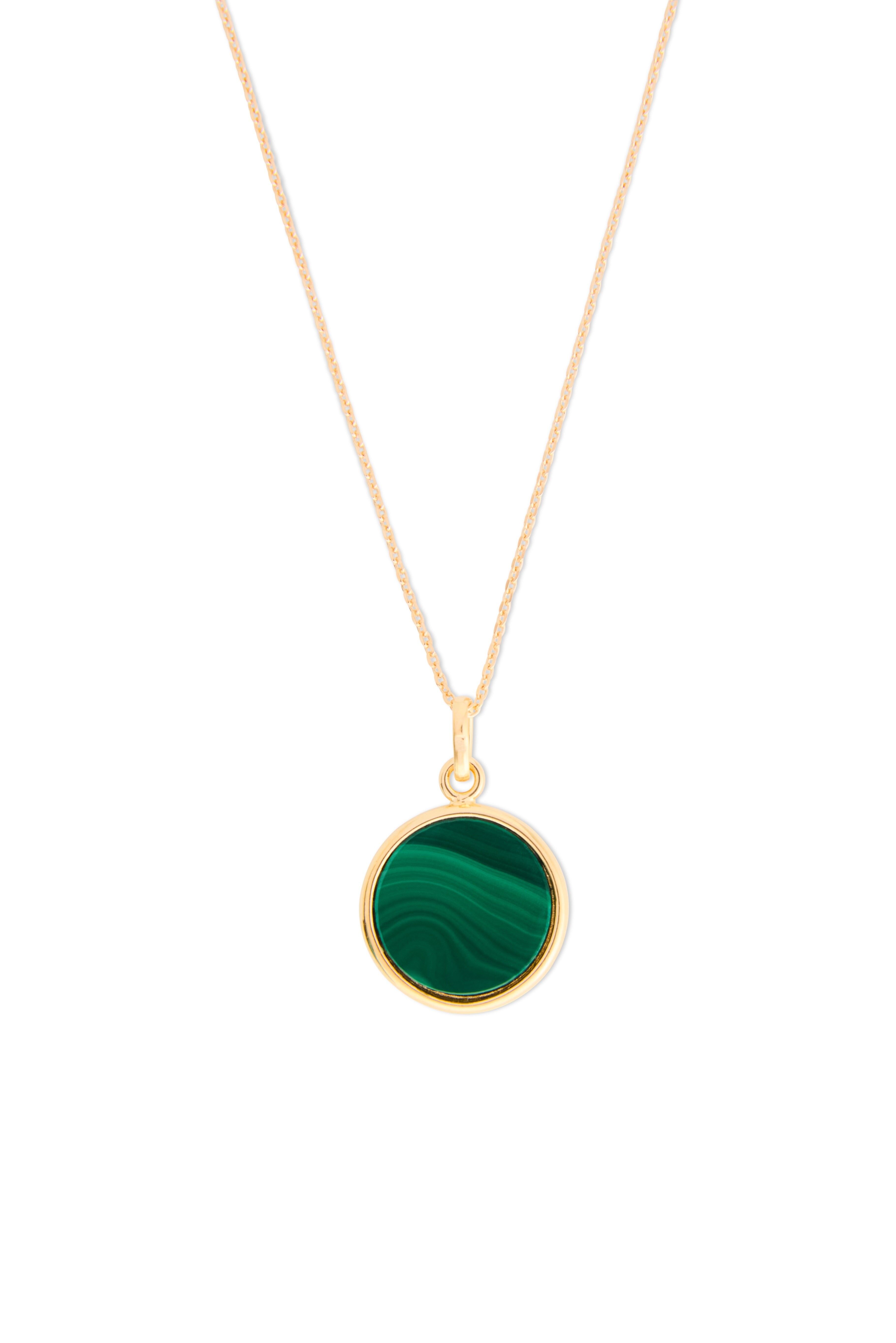 Collana in malachite Jaya
