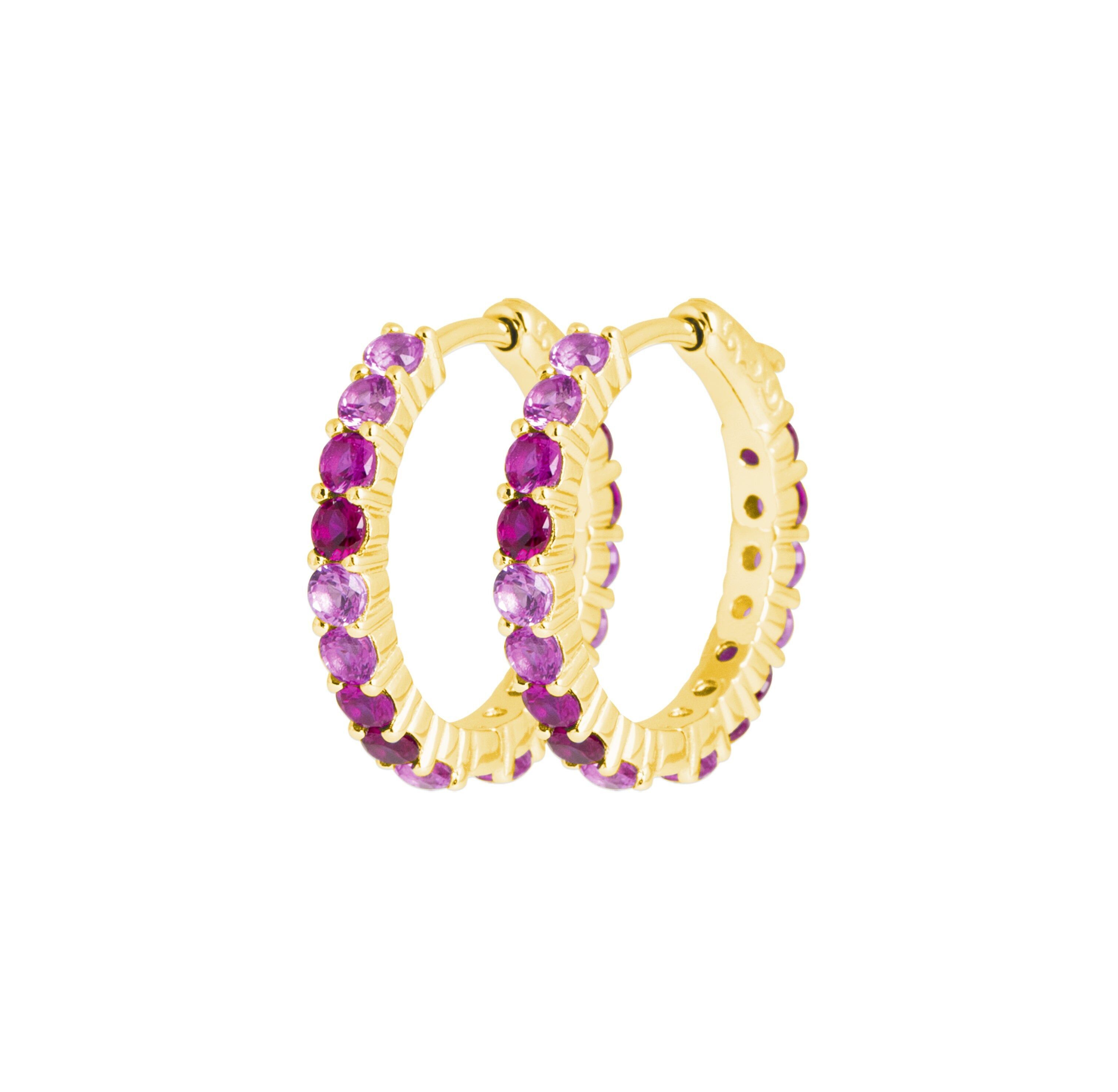 orecchini a cerchio Iris