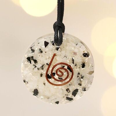 Spiral Moonstone - Orgonite Pendant