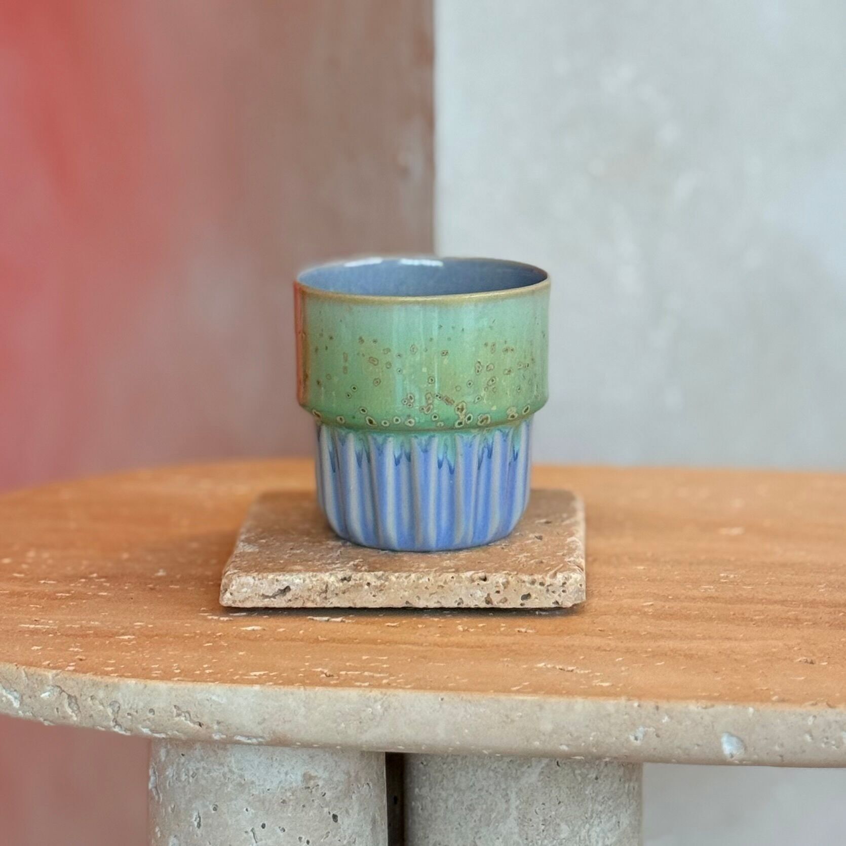 Cupcake-Becher - Mintviolett