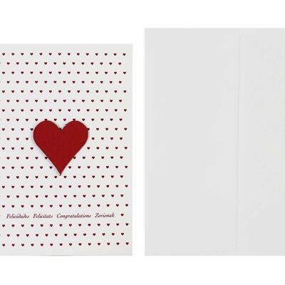 Postkartenhintergrund + Stoffherz