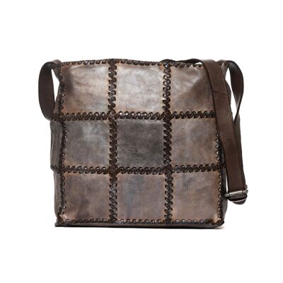 Sac en cuir Nathalie, sac en cuir fait main, sac à main, sac en cuir pour femme, sac en cuir élégant, sac fabriqué en Italie