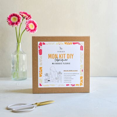 DIY Kit – Floral & Scented Candle