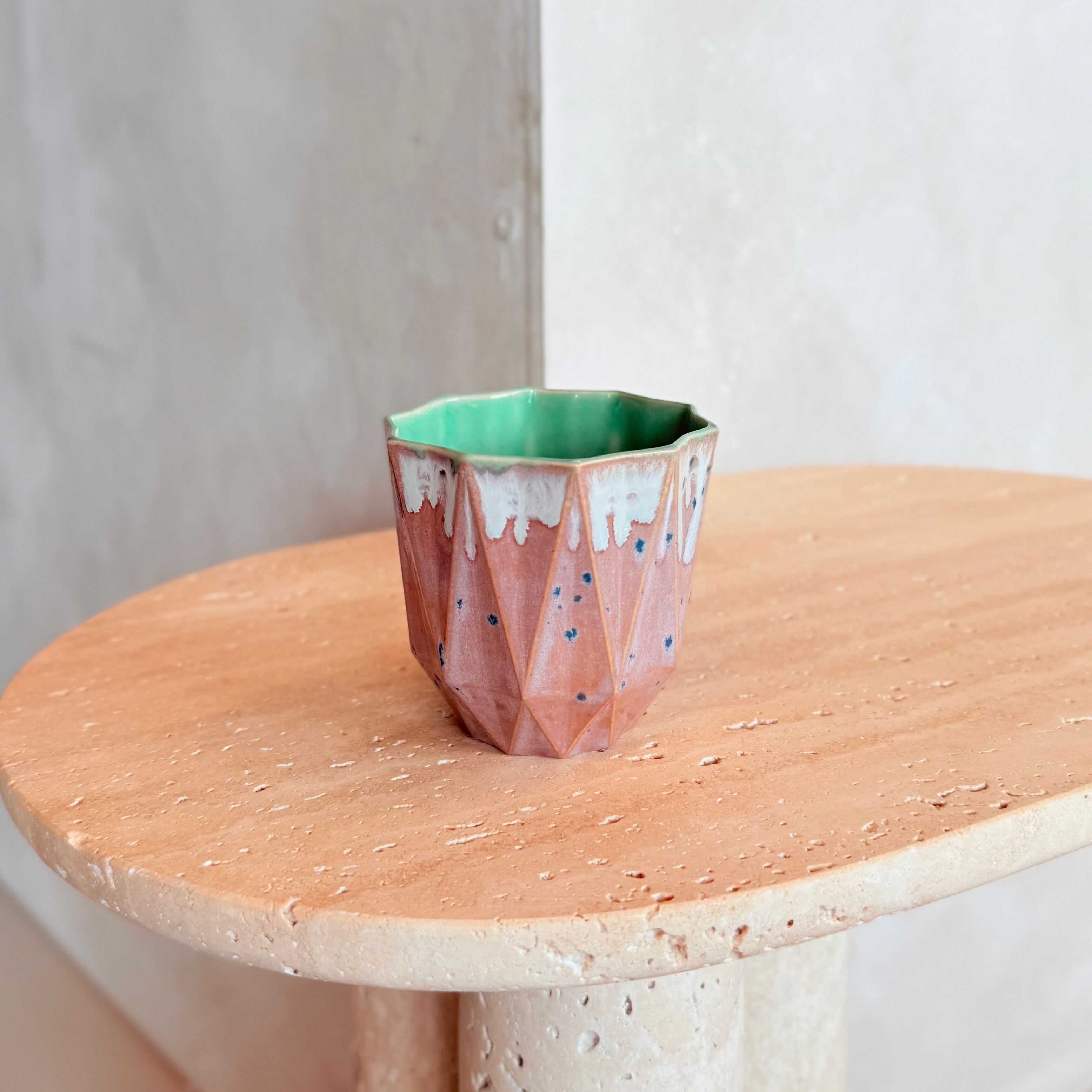 Small Poly Cup - Jade Aster