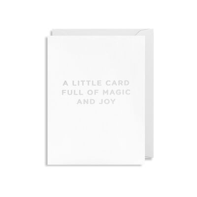 A Little Card Full of Magic and Joy