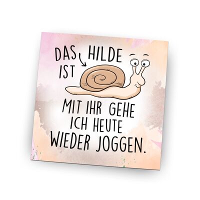 Foil magnet pin high gloss - This is Hilde