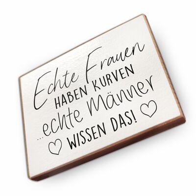 Beechwood fridge magnet - Real women