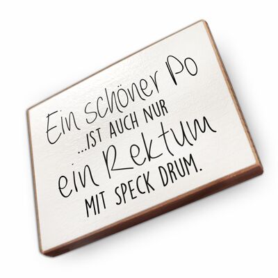 Beechwood fridge magnet - A beautiful po