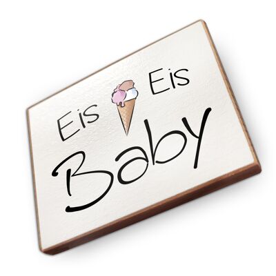 Beechwood fridge magnet - Ice cream ice cream baby