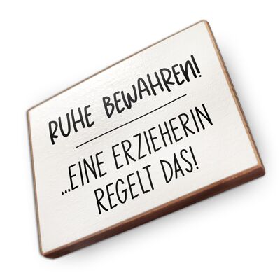 Beechwood fridge magnet - kindergarten teacher