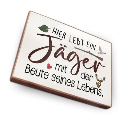 Beechwood fridge magnet - Hunter