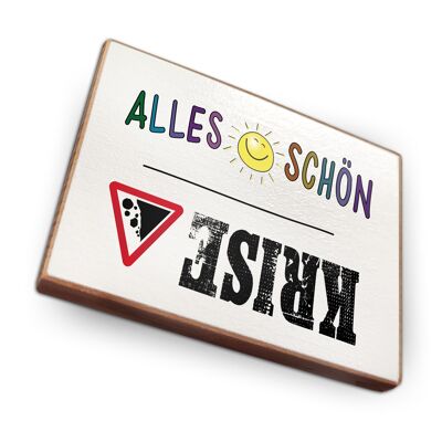Beechwood fridge magnet - Crisis