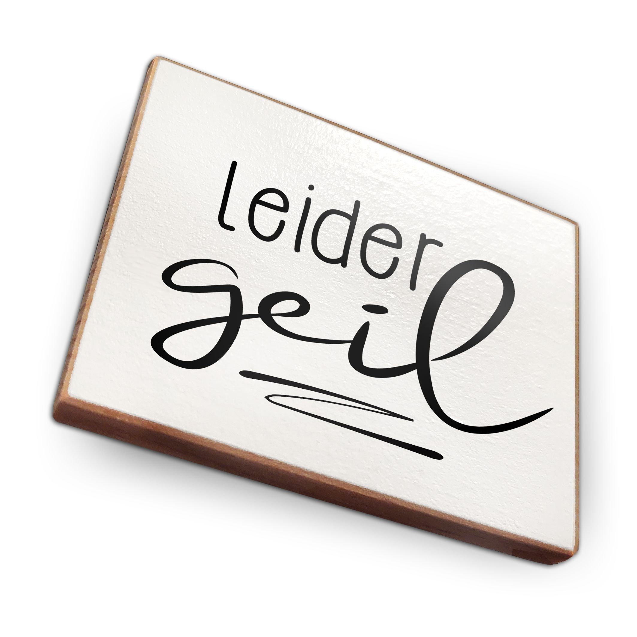 Calamita da frigo in legno di faggio - Purtroppo fantastico