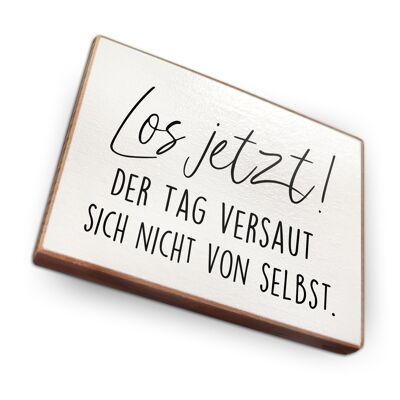 Beechwood fridge magnet - Go now