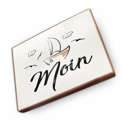 Beechwood fridge magnet - Moin