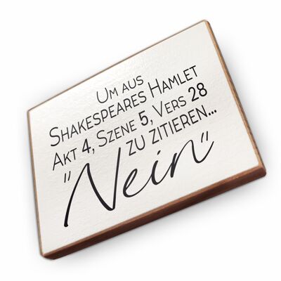 Beechwood fridge magnet - From Shakespeare
