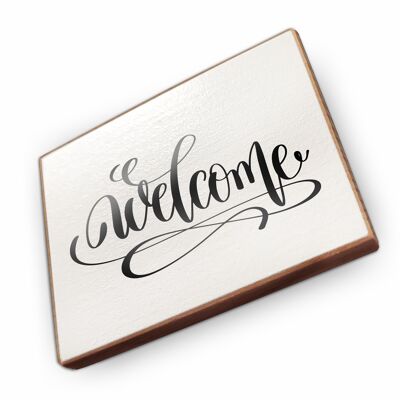 Beechwood fridge magnet - Welcome
