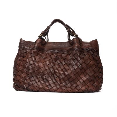 borsa in pelle, borsa in pelle fatta a mano, borsa a mano, borsa in pelle da donna, borsa in pelle elegante, borsa made in Italy Aurora