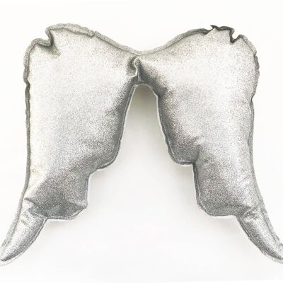 Ailes d'ange argent à paillettes
