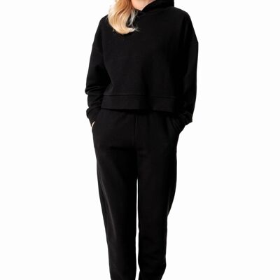 PARISS | Pantalon de survêtement gaufré en coton biologique et polyester recyclé