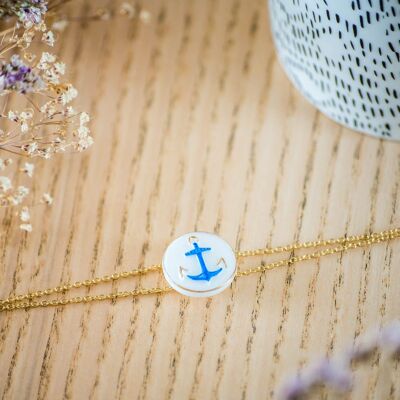 Bracciale a doppia catena Marine