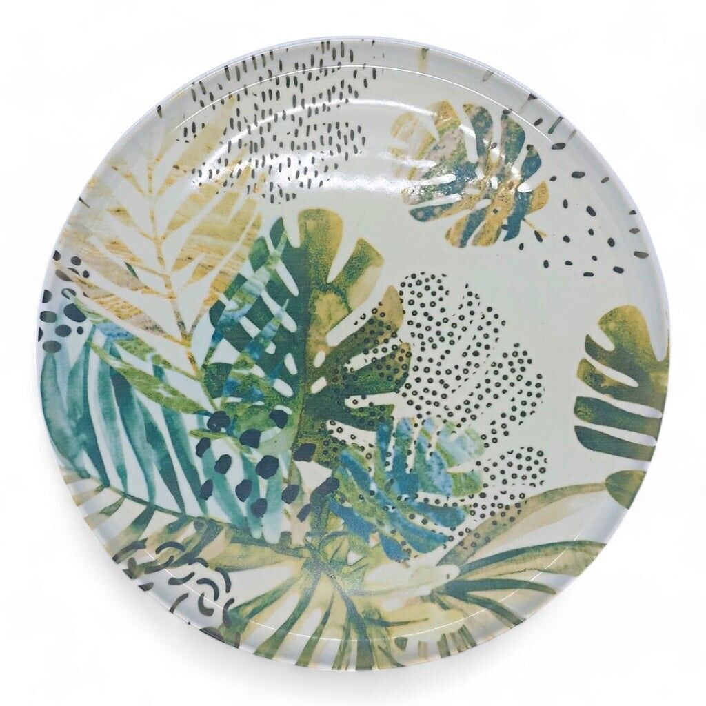 Essteller aus Porzellan – Rochelle, Tropical – 27 cm Durchmesser
