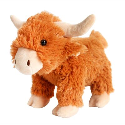 Peluche vache Highland RPET PALS, super câline, 24 cm de long