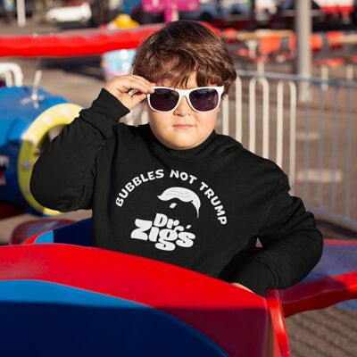 Sudadera con capucha para niños "Bubbles Not Trump"