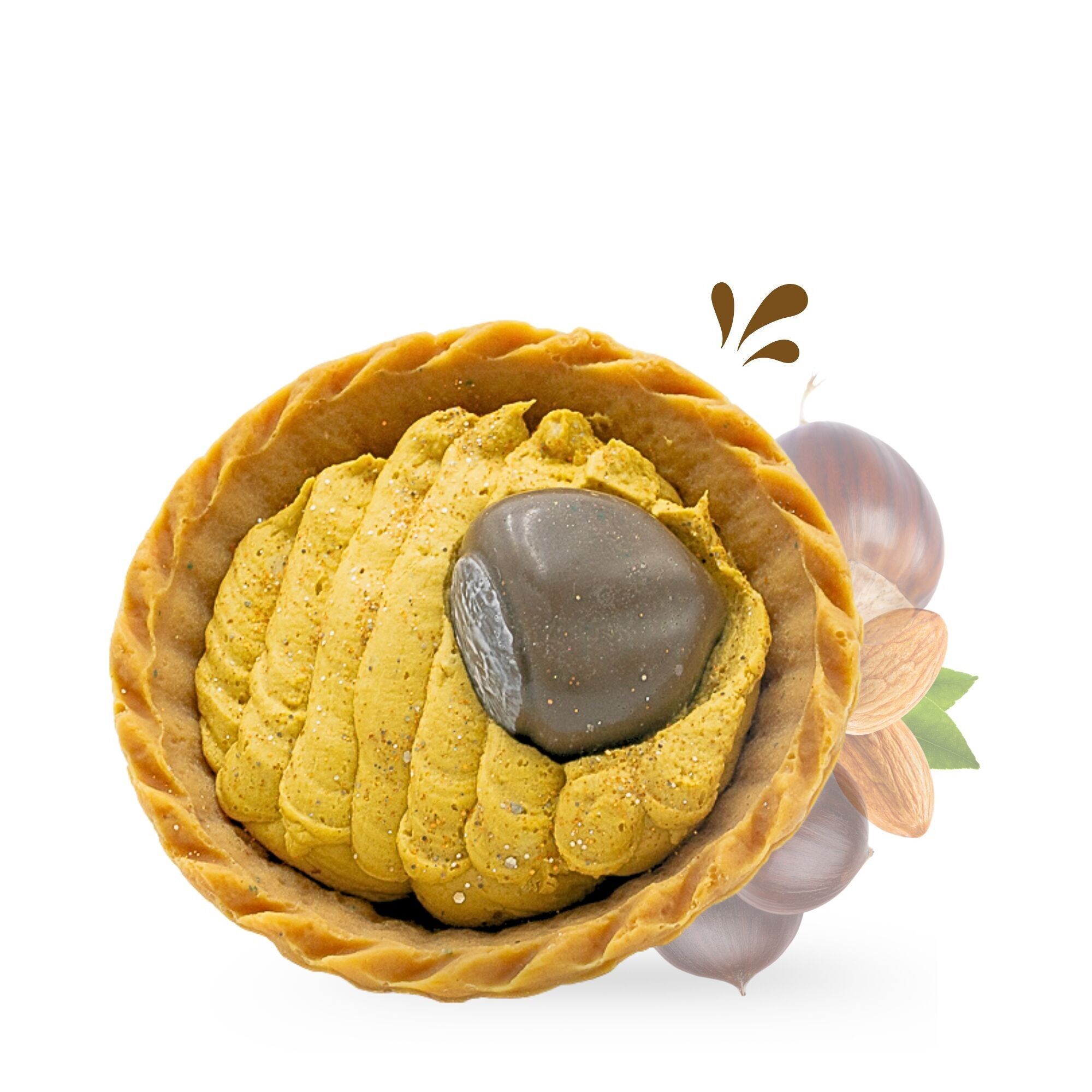 Crostata di castagne arrostite - Natale