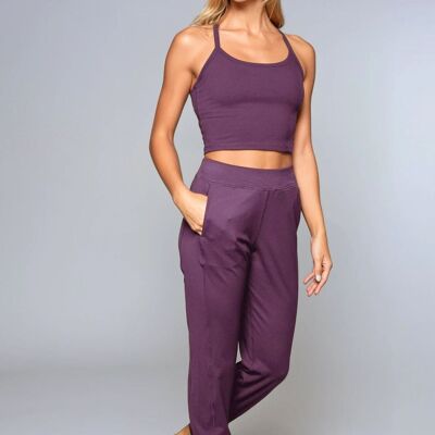 Pantalon de yoga Tula Harem Mûre