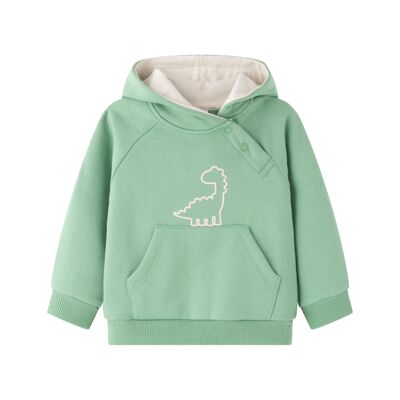 Sudadera perchada con capucha de niño bebe BBI65000