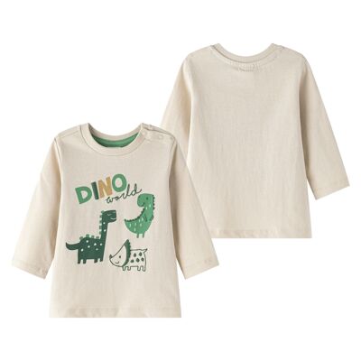 Maglietta a maniche lunghe con scollo a giro per neonato BBI65006
