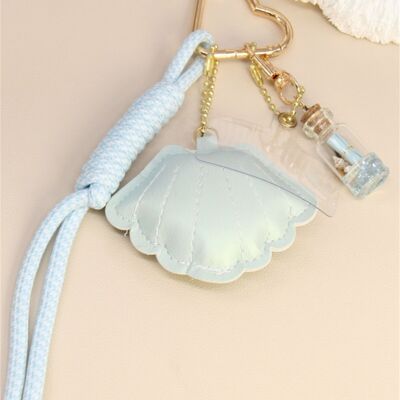 Shell bag charm – Multi-charm cell phone charm