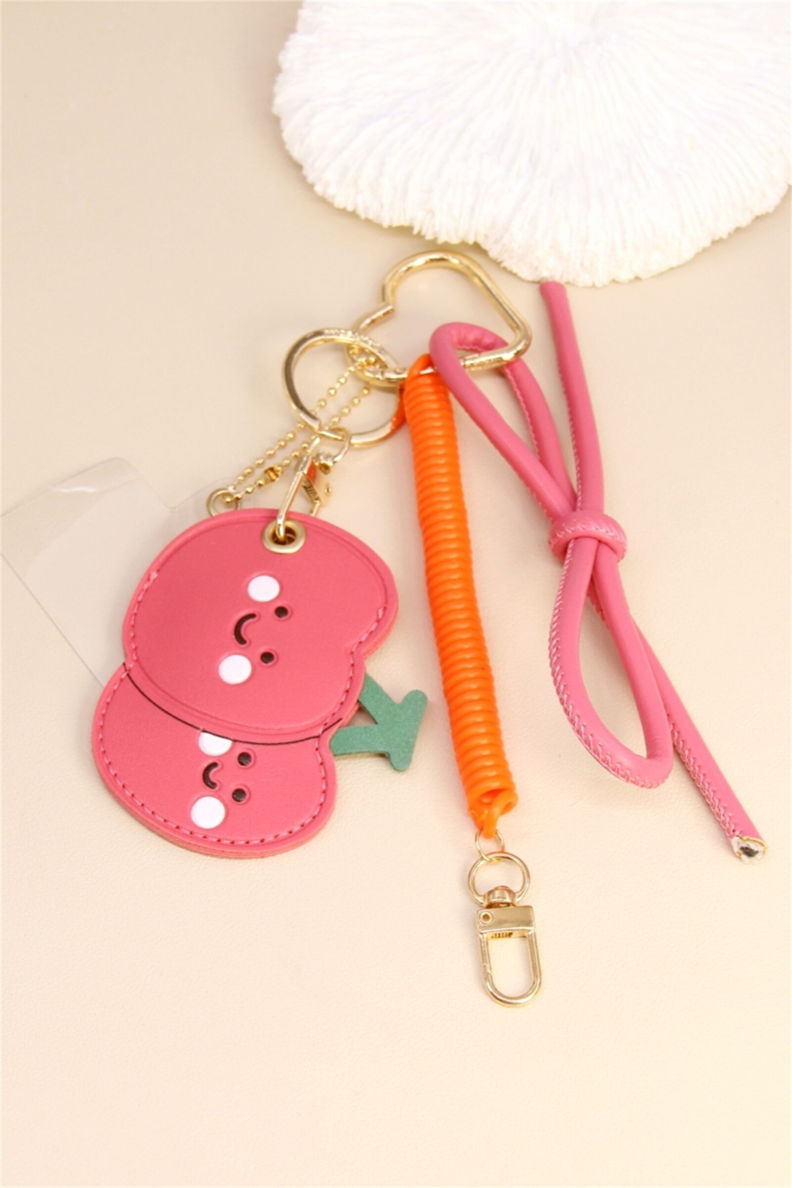 Grigri Bijou de Sac & Téléphone - Duo Cerise Kawaii