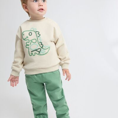 Completo felpa e pantaloni lunghi per neonato BBI65012