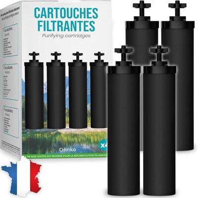 Cartouches Filtrantes pour Filtre à Eau par Gravité X4