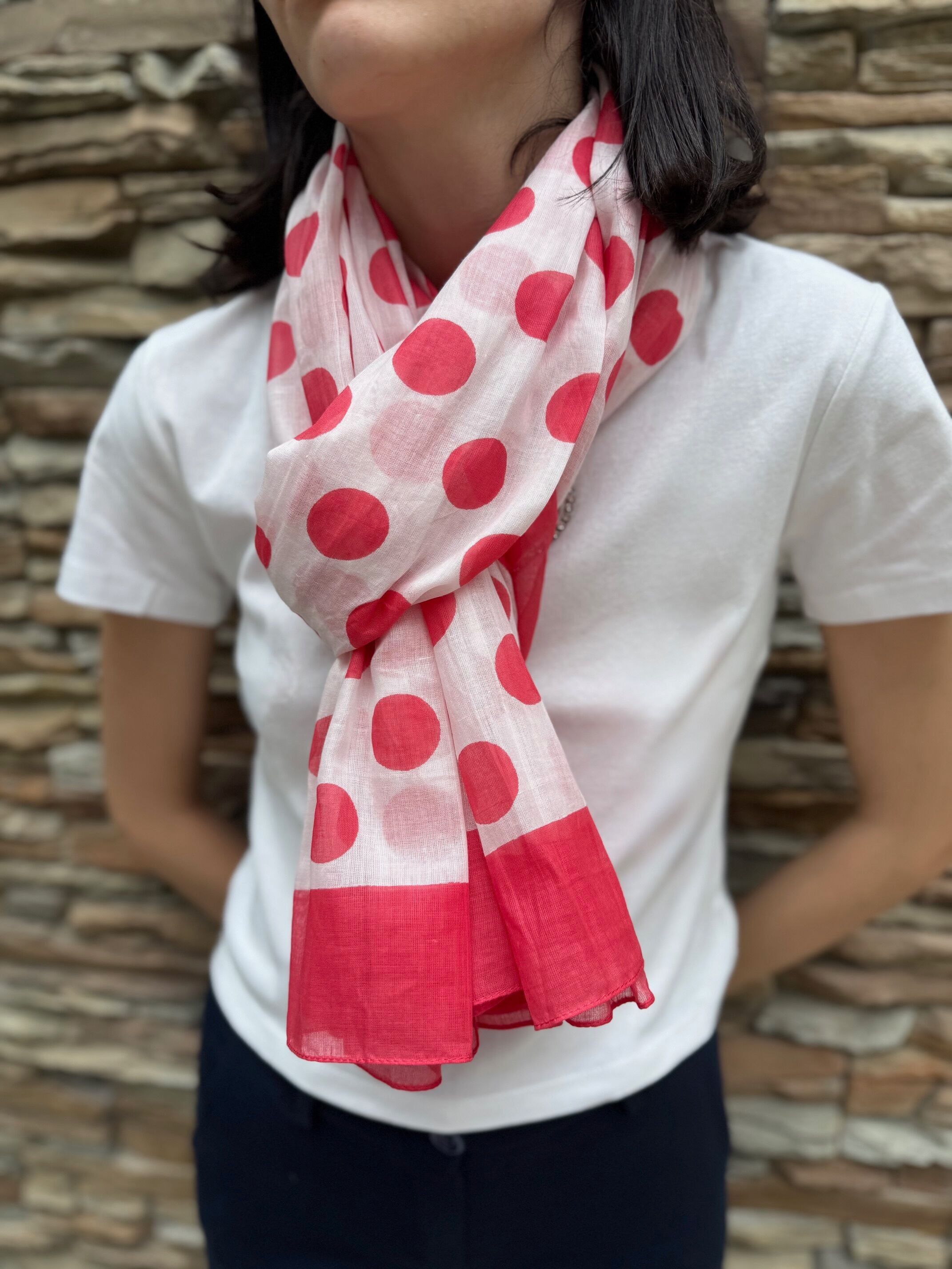 Sciarpa 100% cotone indiano - Pareo estivo