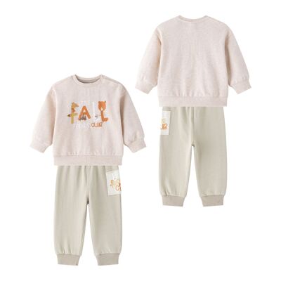 Set felpa e pantaloni lunghi per neonato BBI65022