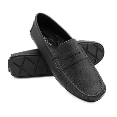 Mocassino in pelle da uomo, scarpe basse - Zerimar