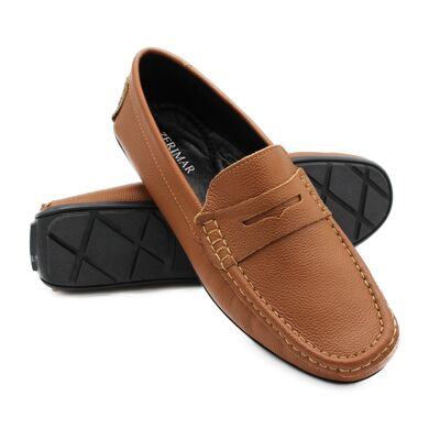 Mocassino in pelle da uomo, scarpe basse - Zerimar