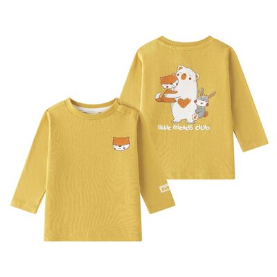 Maglietta a maniche lunghe con scollo a giro per neonato BBI65025