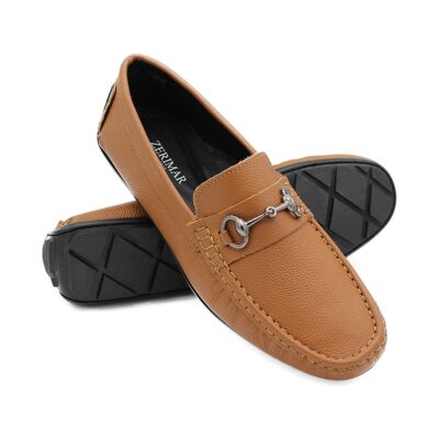 Mocassins plats en cuir pour hommes - Zerimar