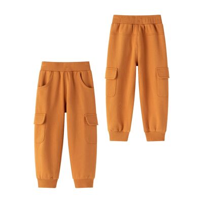Pantalon de felpa perchada de niño largo JBI65221