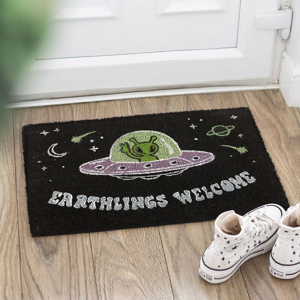 Zerbino "Black Earthlings Welcome Alien UFO"