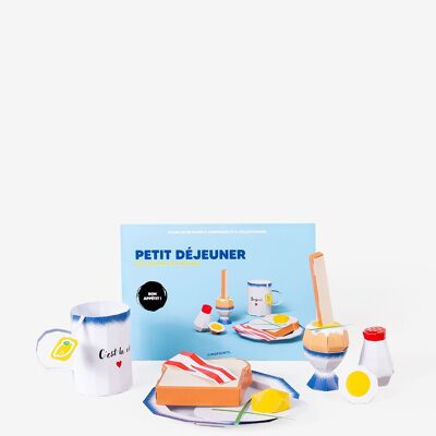 3D Paper Model Breakfast - Craft Activity - Creative Christmas Gift