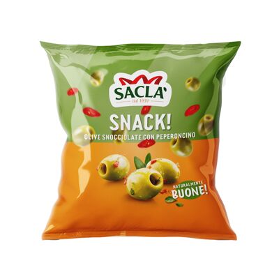 SACLA - Olive snocciolate con peperoncino 30gr