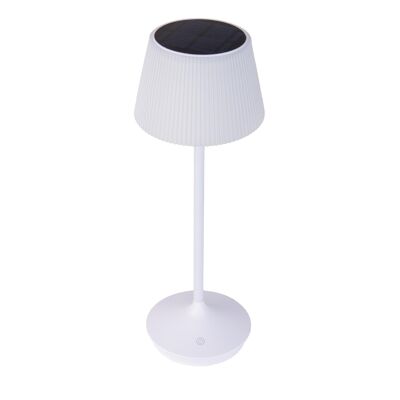 Lámpara LED "EMMI" para uso interior y exterior, lámpara de mesa de metal y plástico, con LED incorporados, lámpara de mesa LED para balcón, terraza, jardín, salón, invernadero, aprox.38 cm de alto