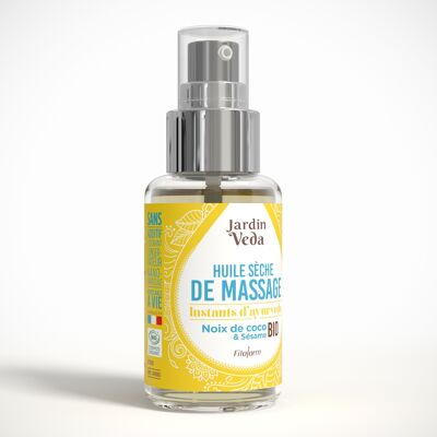 Coconut and sesame dry massage oil