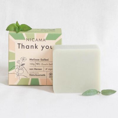 Thank you soap - lemon balm and sage